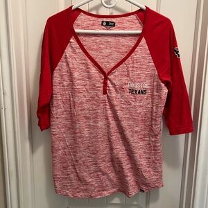 NFL Red and White Team Apparel Shirt